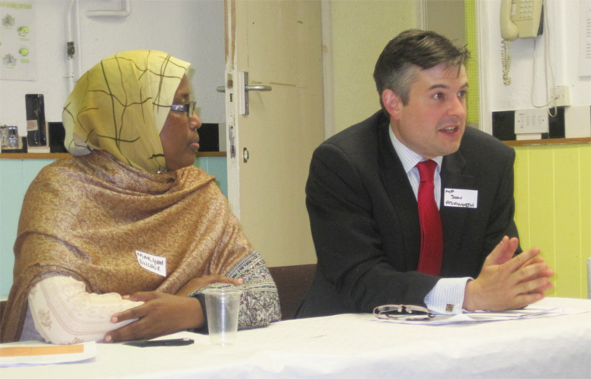 Jon with Ms Maryam Anshwar