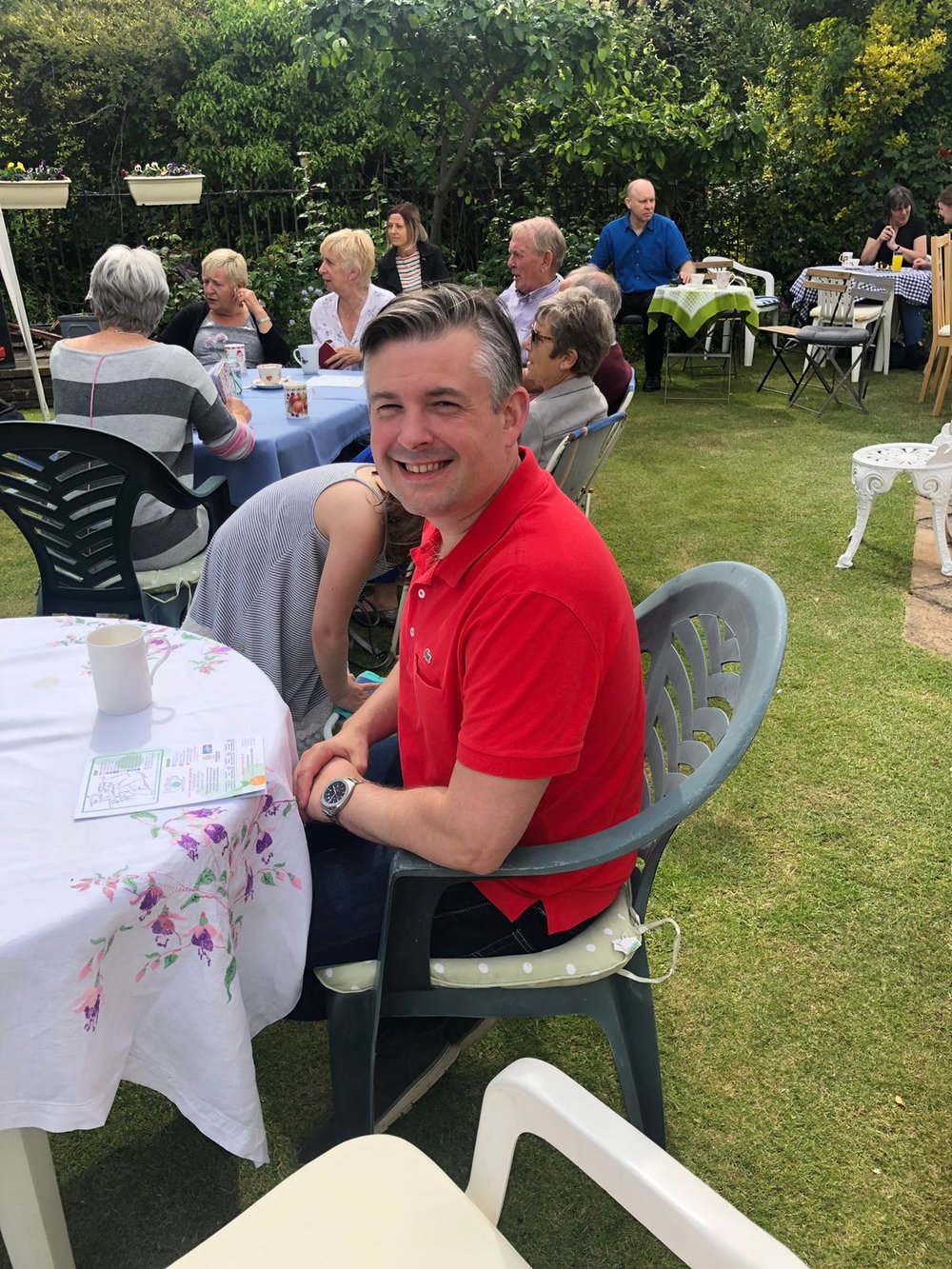 Jon at the Art House Festival, Jon said: “Lots of local fabulous art on display and our immense thanks to residents who have opened up their homes, all the volunteers and especially everyone selling cakes again for charity at ‘Tart House’” - Saturday June 8 2019
