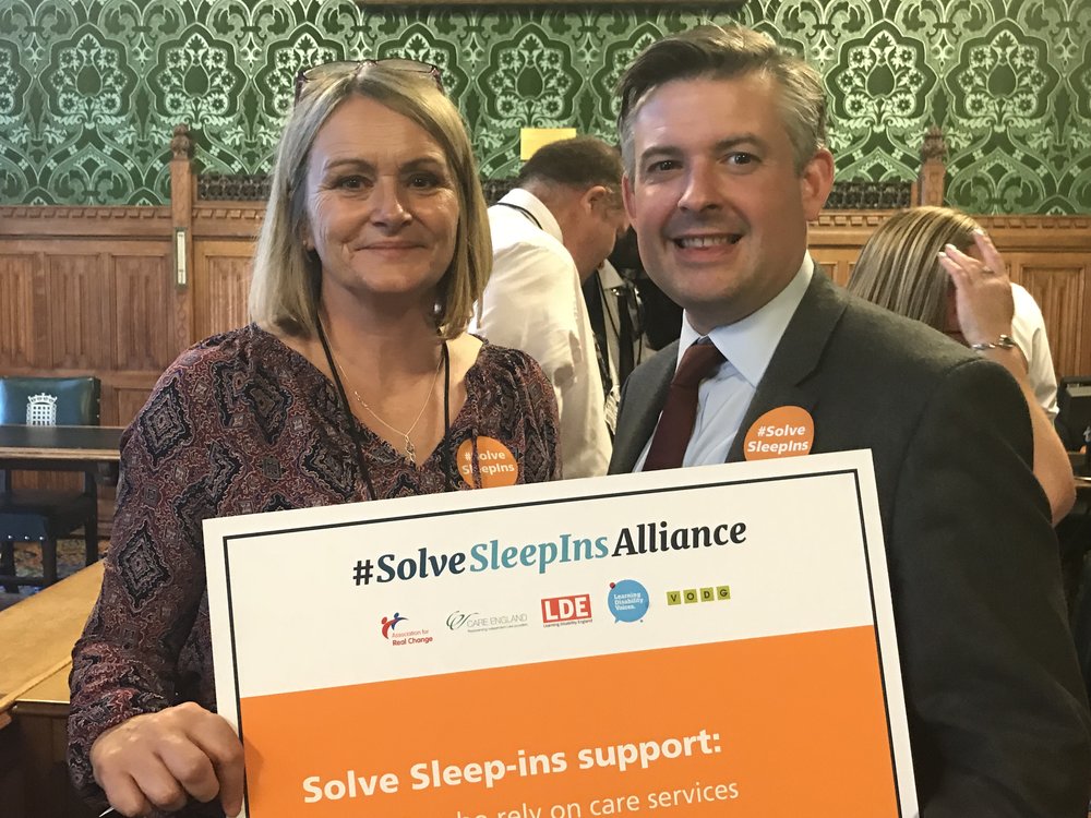 Jon Ashworth, Shadow Health Secretary, attends #SolveSleepIns Alliance Day of Action to ask the Government to solve the sleep-in crisis - Wednesday June 27 2018