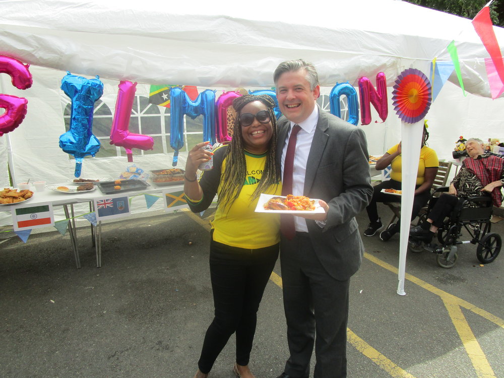 Jon visited a local learning disability service at Gilmorton Flats celebrating National Learning Disability Week with his constituents - Friday June 21 2019