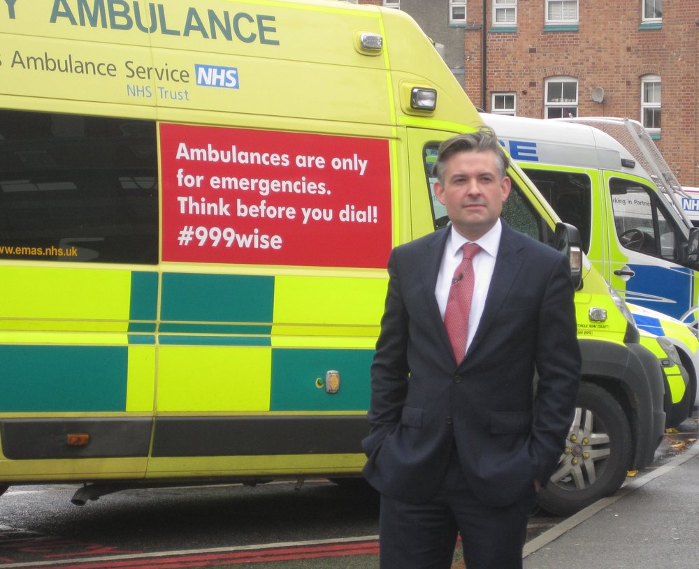 Jon calls on the new Prime Minister to increase NHS funding following a fire at Leicester Royal Infirmary - Tuesday July 30 2019