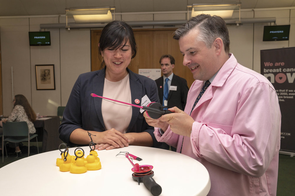 Jon Ashworth attends Breast Cancer Now research fair to meet the scientists behind the cutting-edge research into breast cancer - Wednesday 04 July 2018