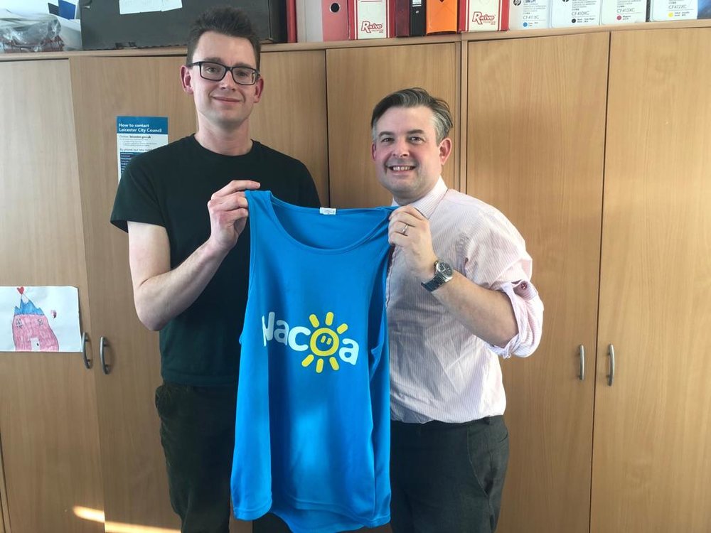Jon meets Jack Mockford who will run 1000 miles for Nacoa, a charity assisting children affected by a parent’s drinking, which Jon supports - Friday February 15 2019