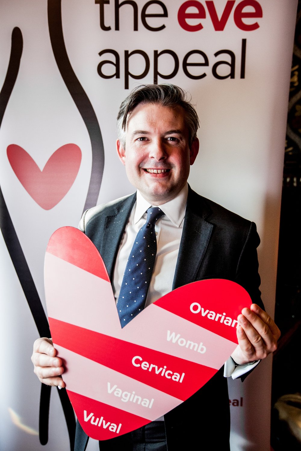 Jon at The Eve Appeal‘s launch of Ovarian Cancer Awareness Month which runs throughout March - Wednesday February 27 2019