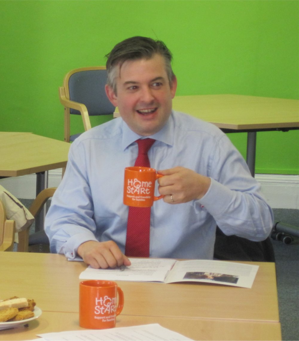 Jon becomes a Patron of Home-Start Horizons, a local charity which provides practical and emotional support to families with young children - Wednesday January 9 2019