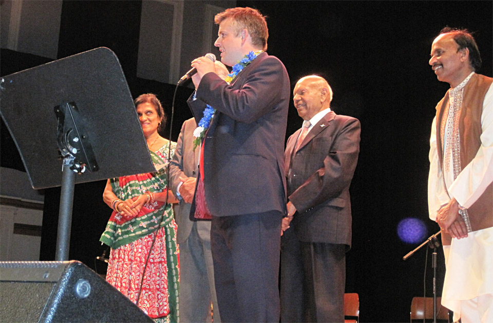 Jon speaking at the event.