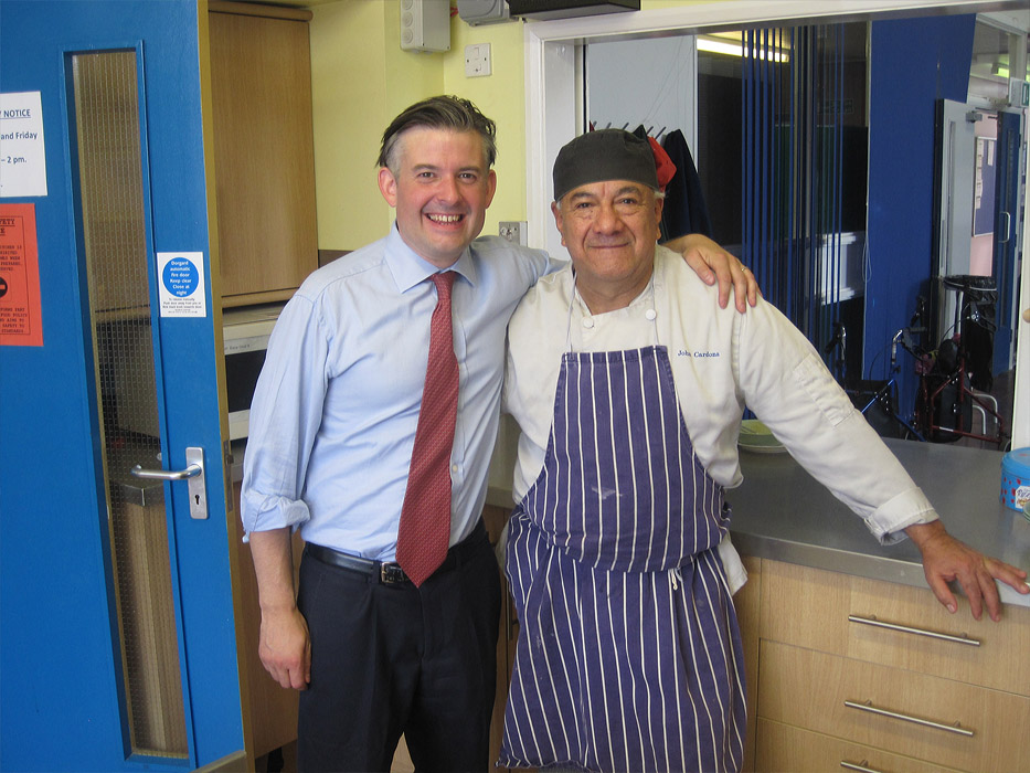 Jon with the Chef