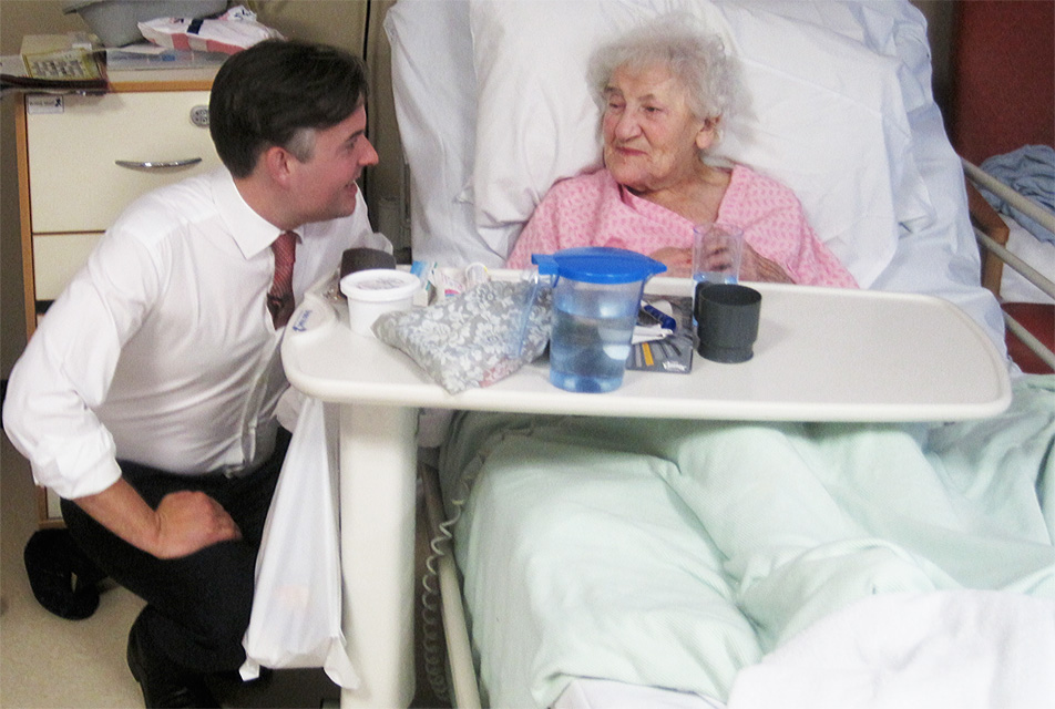 Jon chatting with Constance