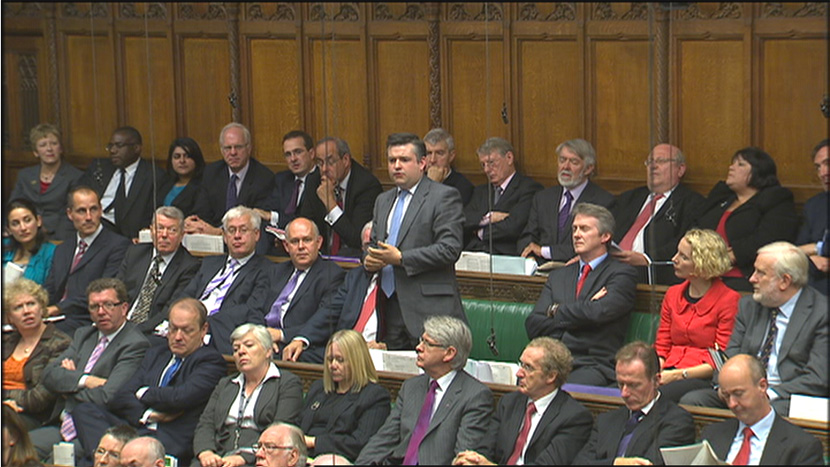 Jon Ashworth MP speaking in the House of Commons