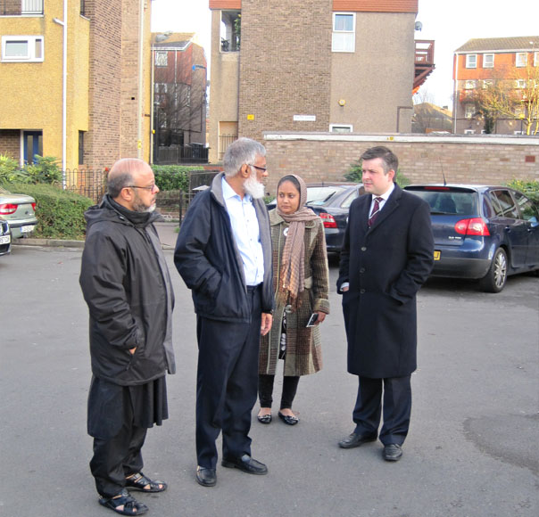 Cllr Aqbany, ebrahim, Gulnar and Jon