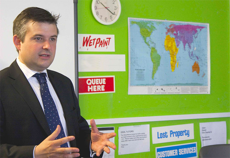 Photos taken when Jon visited the ESOL at the Highfields Centre in 24 June to speak about the proposed government cuts.