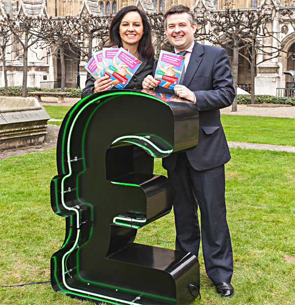 Jon Ashworth MP with Shadow Energy Secretary, Caroline Flint
