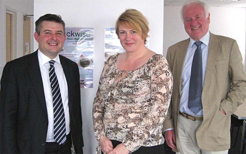 Jon Ashworth, Labour MP for Leicester South pays Clockwise a visit and signs up as a member of the successful credit union