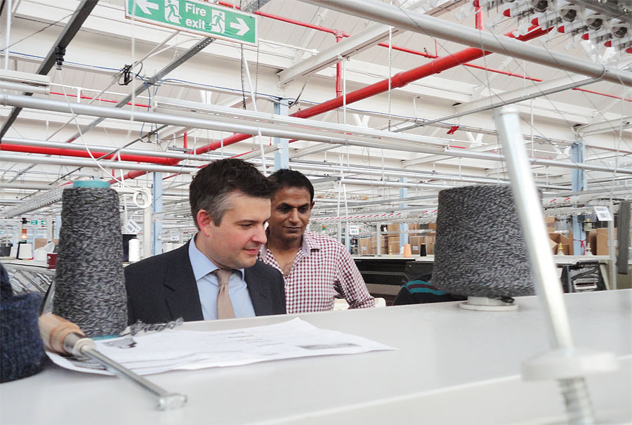 Jon with Dilip Patel, Managing Director of Jack Masters