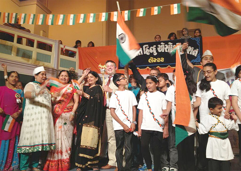 Jon in the Independence Day celebrations
